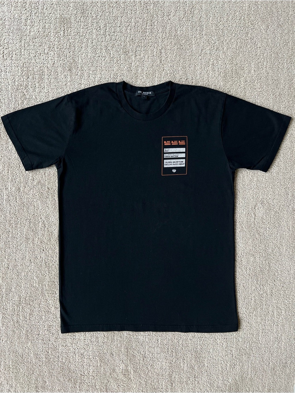 Zhu DJ Concert Crew Nation Tour Merch - Picture 2 of 5